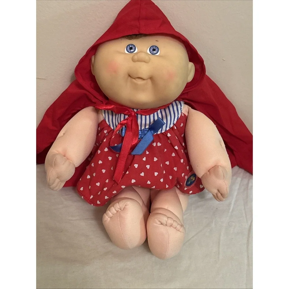 Vintage 1989 Cabbage Patch Kids Doll Brown Hair Blue Eyes Hasbro Magic Nursery